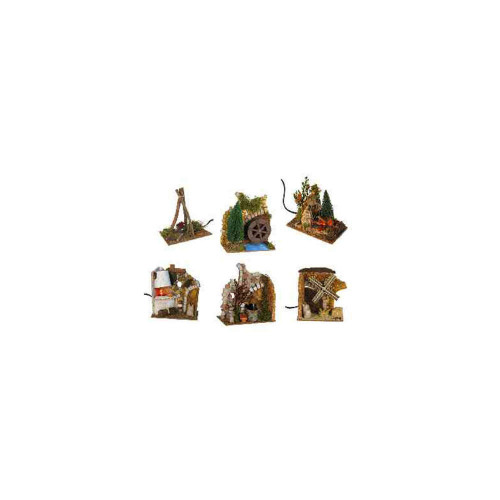 Décors crèche animés