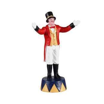Figurine directeur de cirque 3,0x5,50 H 7,80 cm