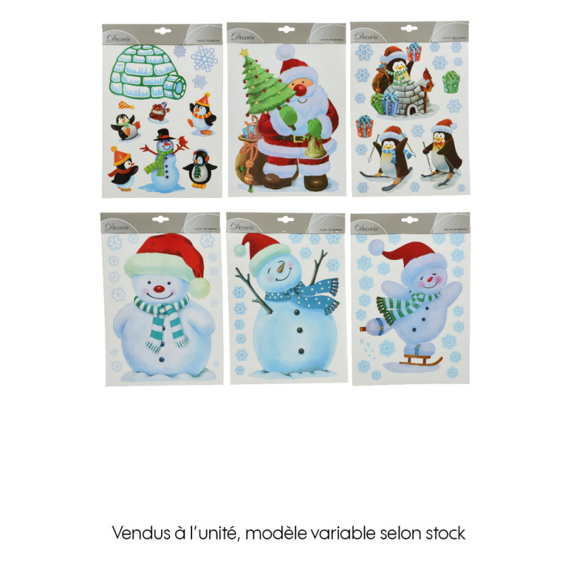 Décoration de fenêtre pvc 0. 1X23X30. 5 multi