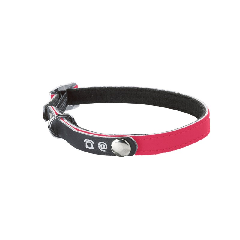 Collier pour chat, réfléchissant, porte-adresse ro