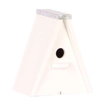 Nichoir tente en pin blanc pour mésanges - L. 18.